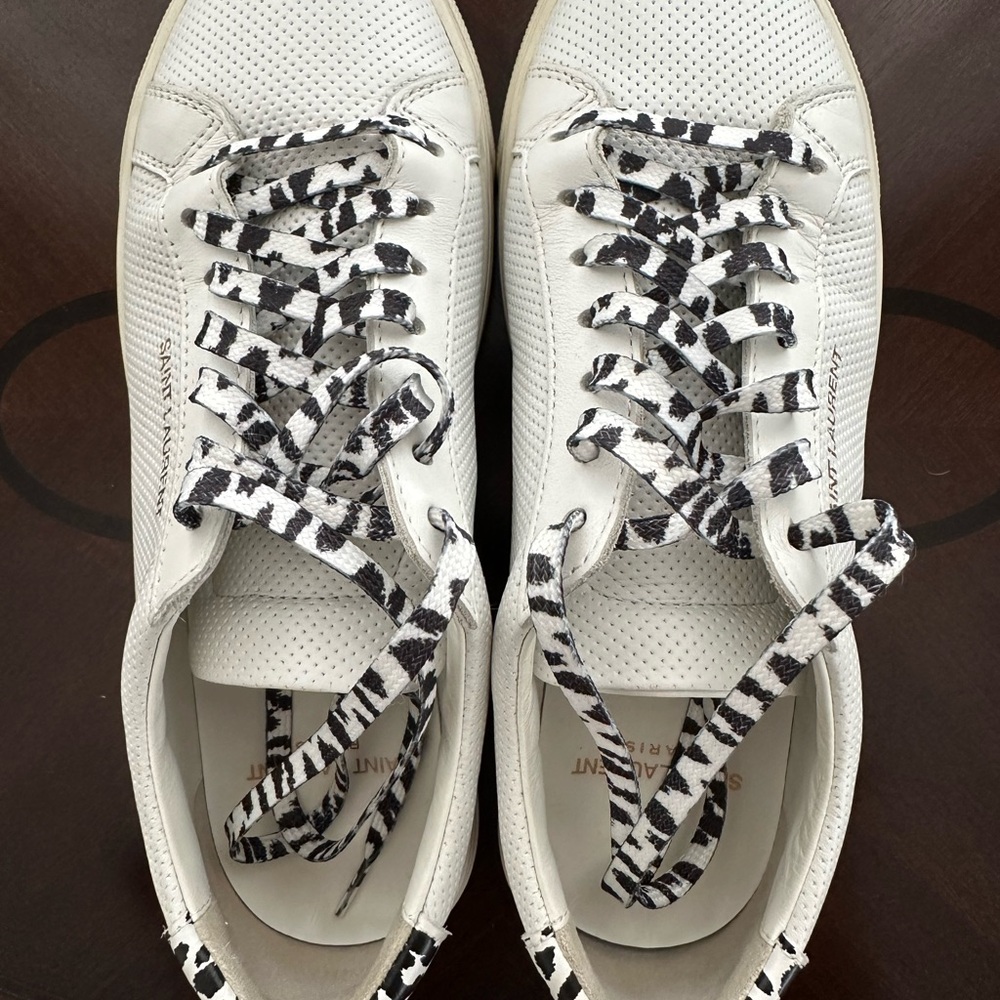 YSL Sneakers (with second pair of all white laces)